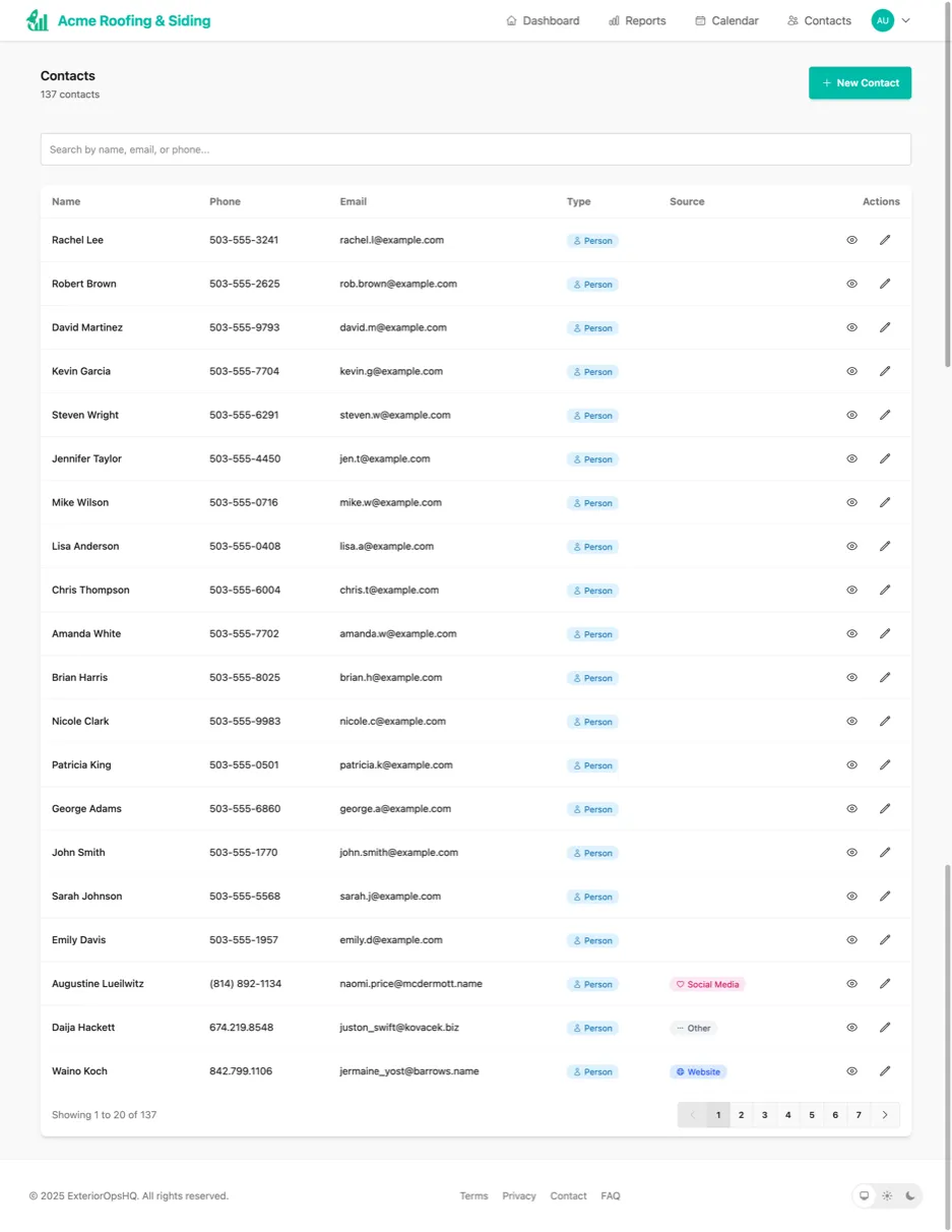 Contact Management